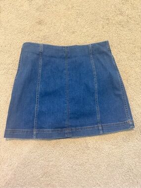 wild fable Denim Panel Mini Skirt - Blue